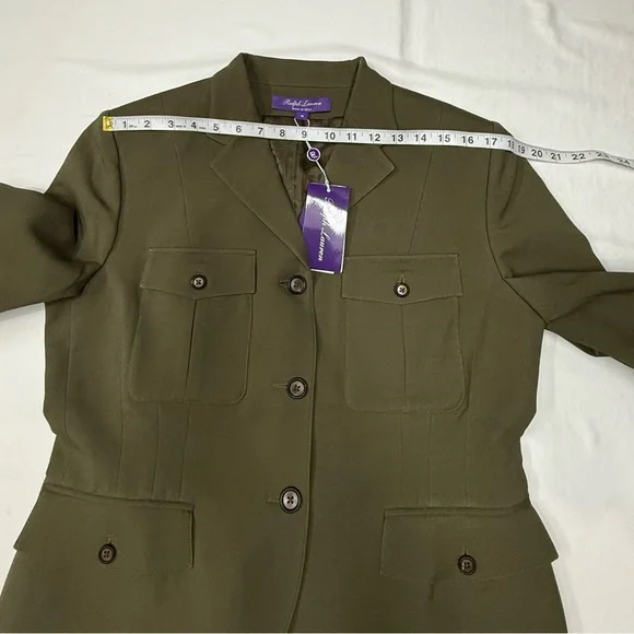 Ralph Lauren purple label Kamille Wool-Silk Jacket collection made in Italy. - Picture 6 of 16